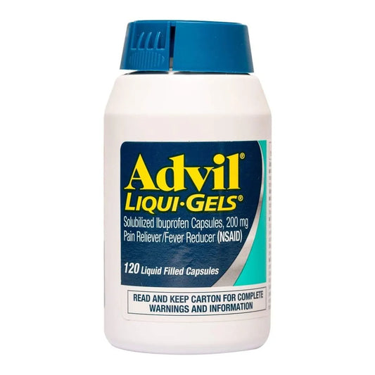 Advil LIQUI GELS Solubilized Ibuprofen Capsules 200mg