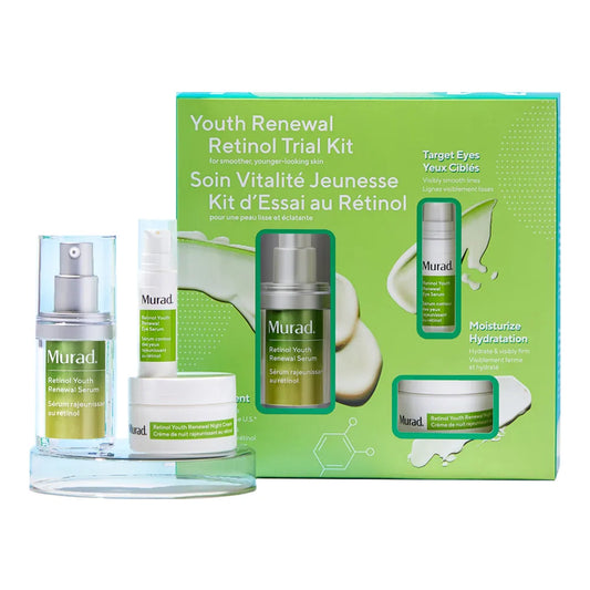 Youth Renewal Retinol Trial Kit Visibly minimize the appearance of lines & wrinkles for smoother, younger-looking skin ($102.00 value)
