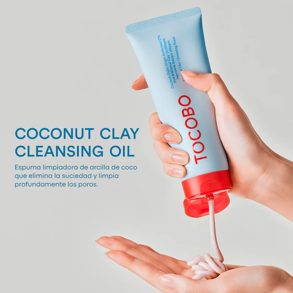 TOCOBO - Coconut Clay Cleansing Foam, Espuma limpiadora de arcilla de coco