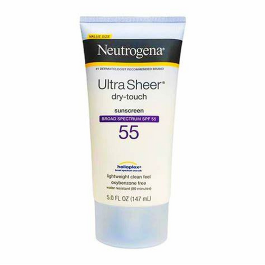 Neutrogena Ultra Sheer dry-touch Sunscreen Broad Spectrum SPF 55