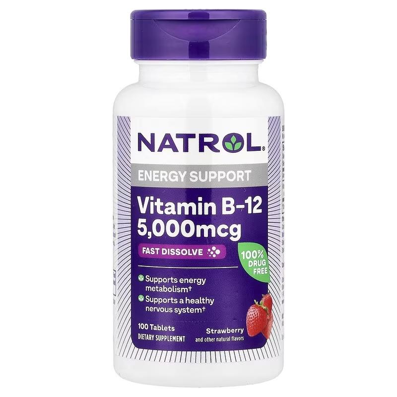 Natrol - Vitaminas B12 de 5000 mcg