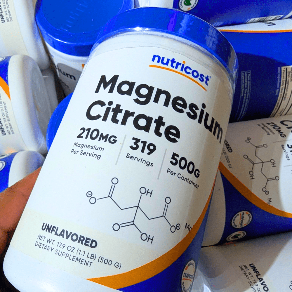 Nutricost Magnesium Citrate 320 porciones