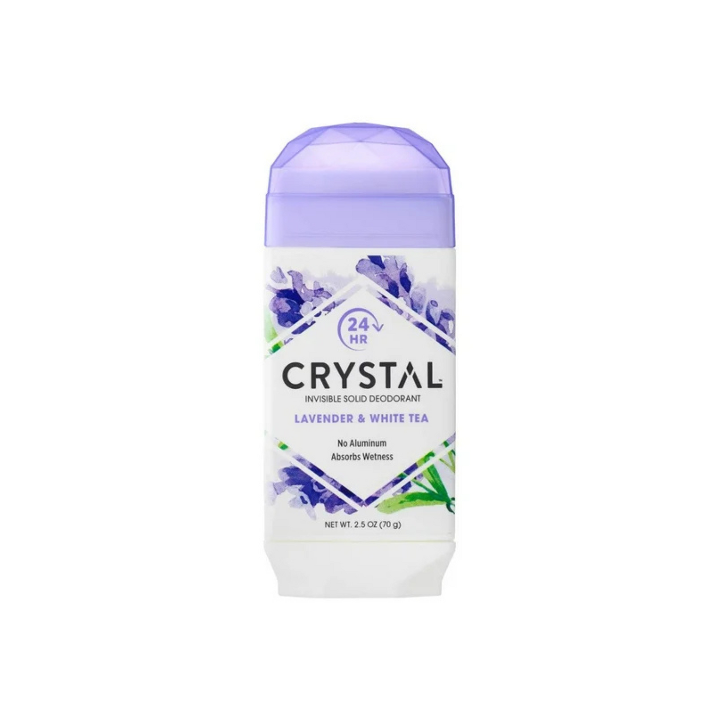 CRYSTAL invisible solid Deodorant Lavander % White Tea