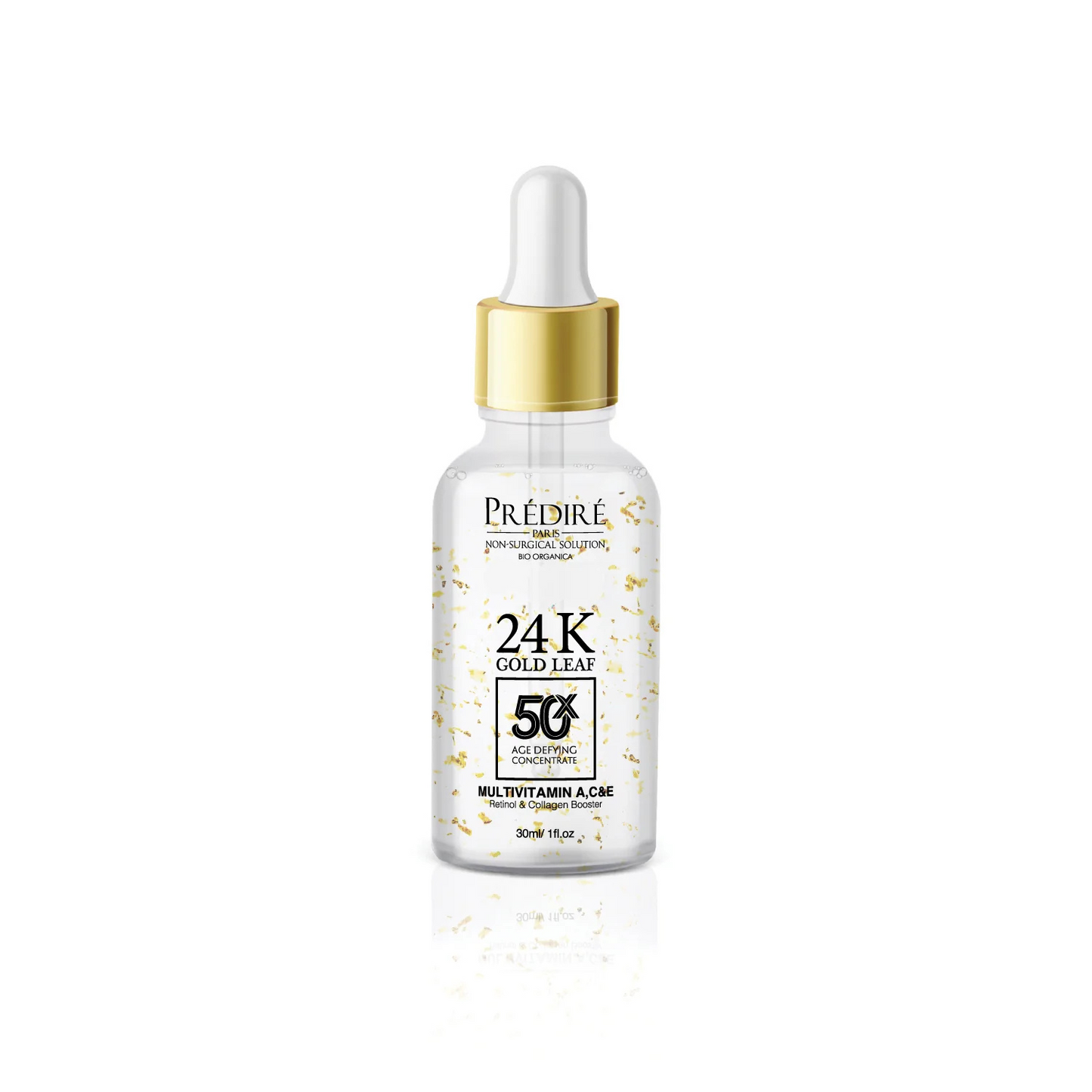 Prédiré Paris 24K Gold Leaf 50X Age Defying Concentrate Multivitamin A, C & E